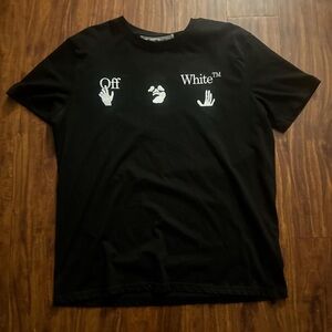 Off-White Black Short Sleeve Tee